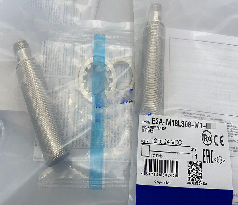 Omron E2A-M18LS08-M1-C1 Proximity Switch Sensor One Ship - OMRON