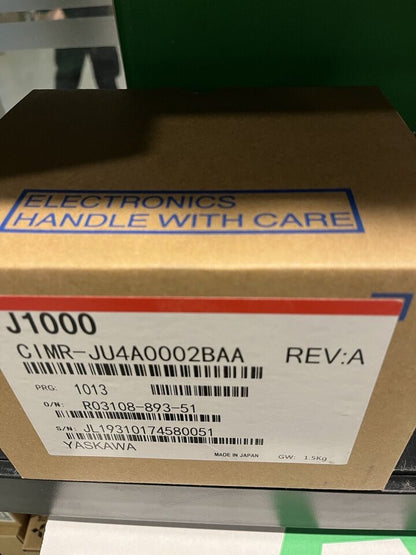 new YASKAWA CIMR-JU4A0002BAA 1PC Variable Frequency Drive ping