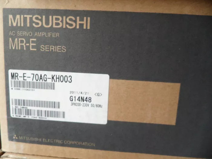 Mitsubishi MR-E-70AG-KH003 Servo Drive 1PC MRE70AGKH003 - High Performance Servo Motor Driver for Industrial Applications - MITSUBISHI