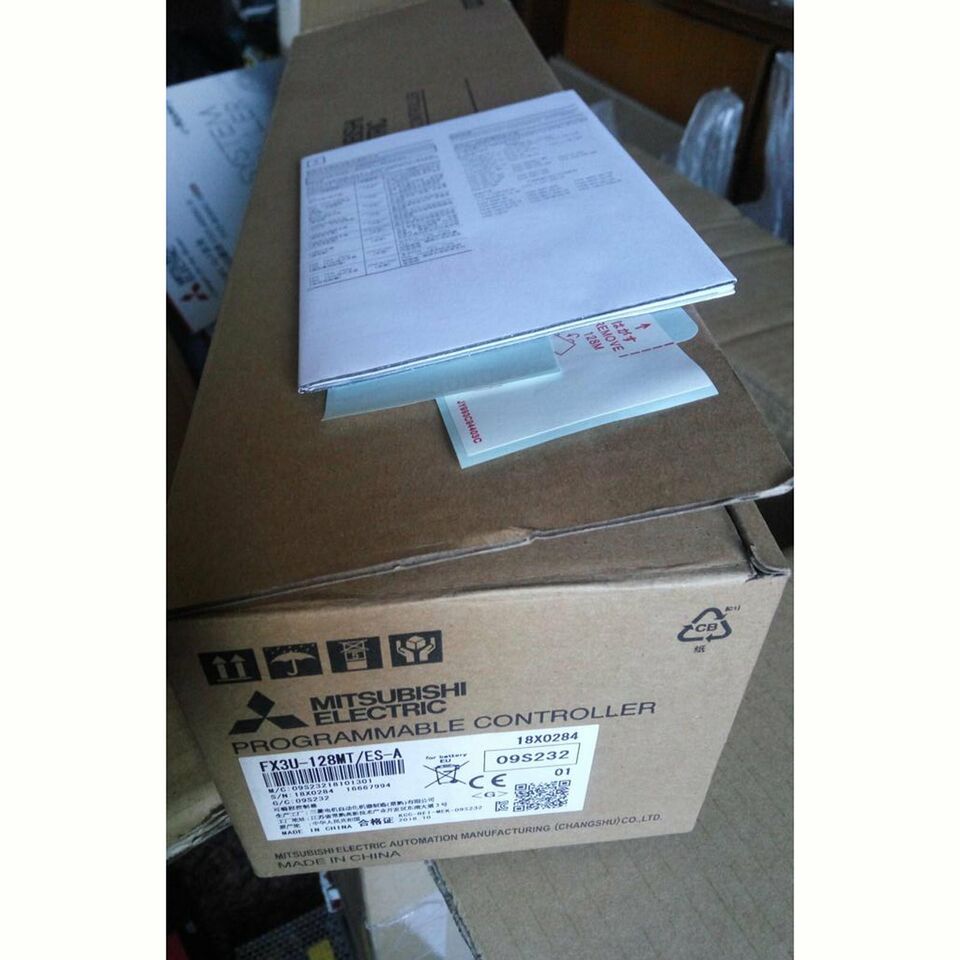 MITSUBISHI FX3U-128MT ES-A PLC Module in a Box - MITSUBISHI