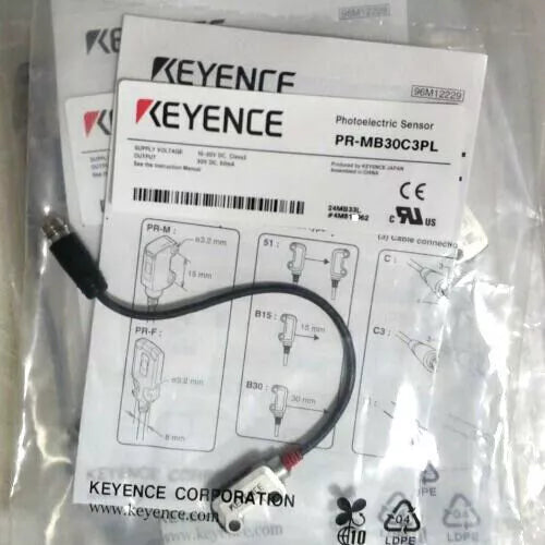 new 1PC Keyence PR-MB30C3PL Photoelectric Sensor Switch PRMB30C3PL - KEYENCE