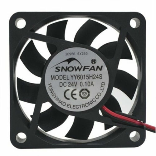 new 1PC YY6015H24S 24v 0.10A 6015 6CM oil bearing DC cooling fan - KOEED
