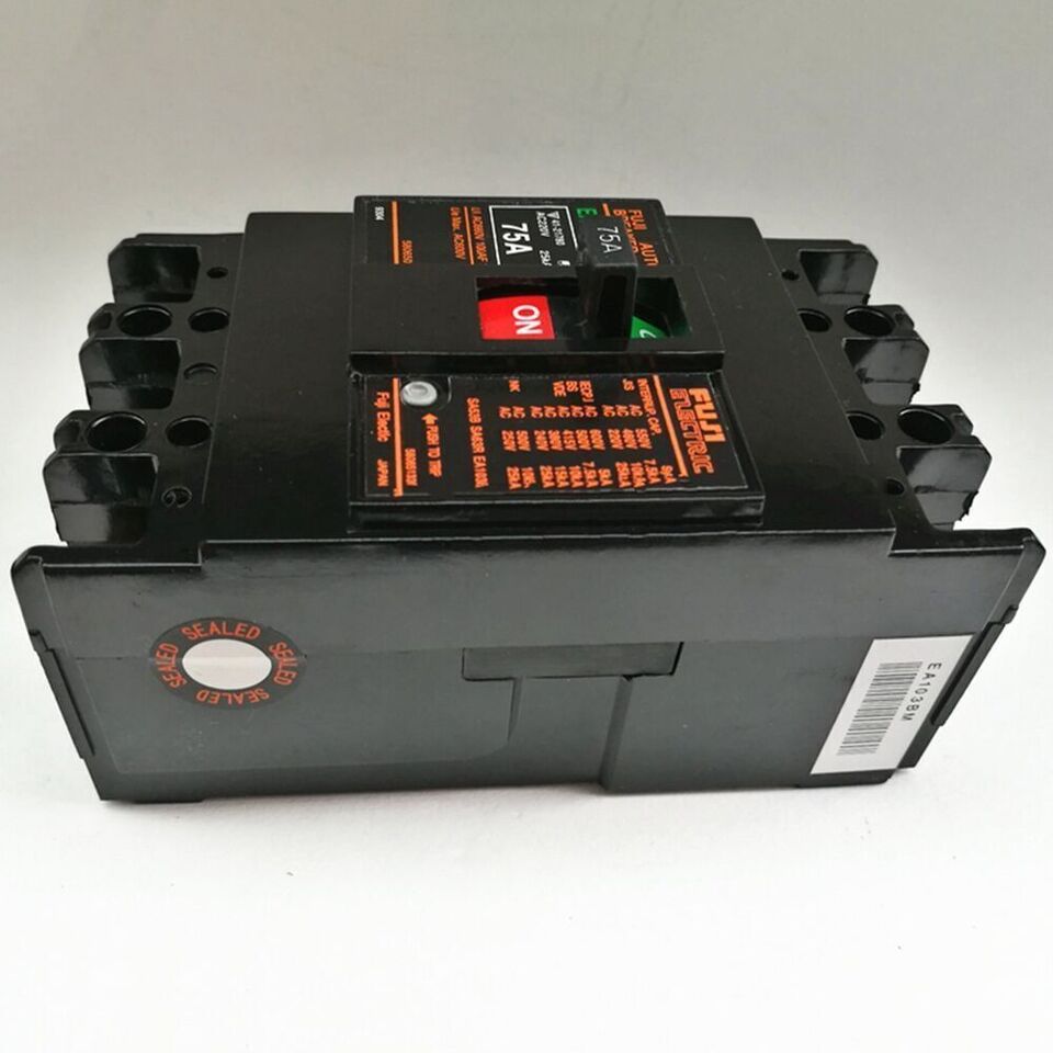 1PC 75A 3P Circuit Breaker - Fuji EA103BM - FUJI
