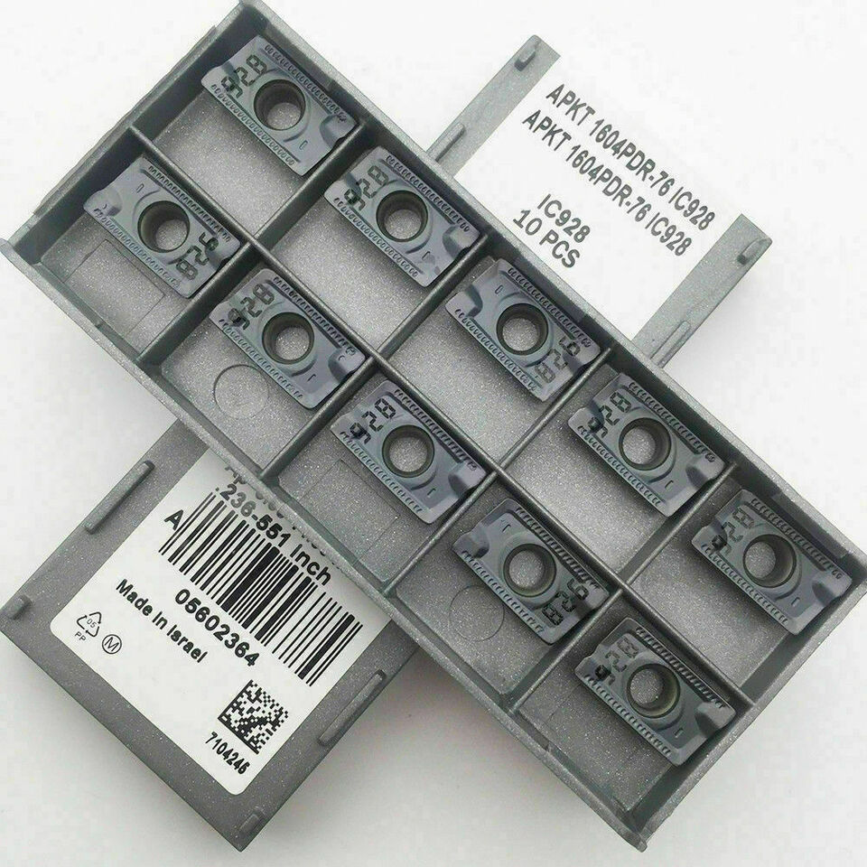 new Reorder 50PCS/Box ISCAR APKT1604PDR-76 IC928Carbide Inserts CNC ISCAR