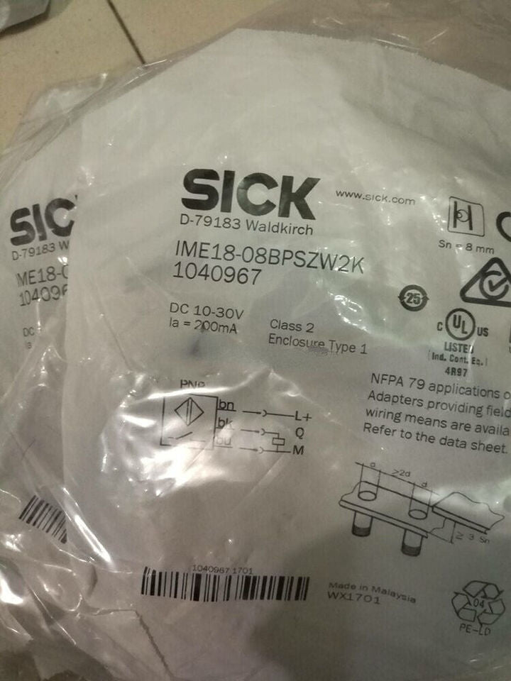 Sick Proximity Switch Sensor IME18-08BPSZW2K - SICK