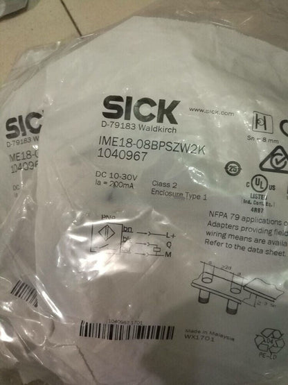 Sick Proximity Switch Sensor IME18-08BPSZW2K - SICK