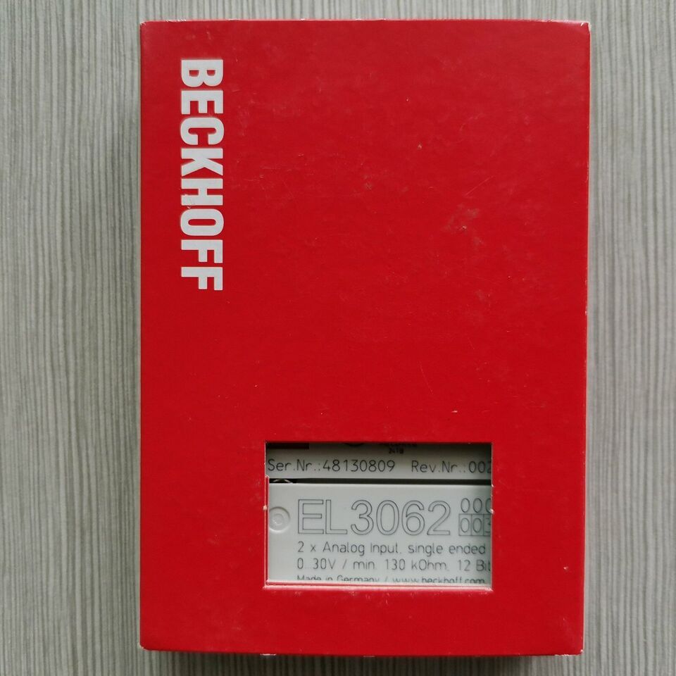 new 1PC BECKHOFF EL3062 PLC In Box ping EL 3062 - BECKHOFF