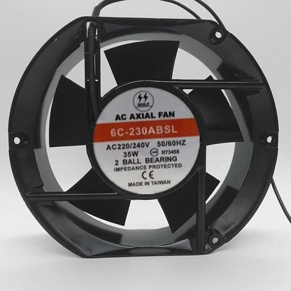 new 1X For cooling fan 6C-230ABSL AC220/240V 35W 6C-230ABL fan - XYZ