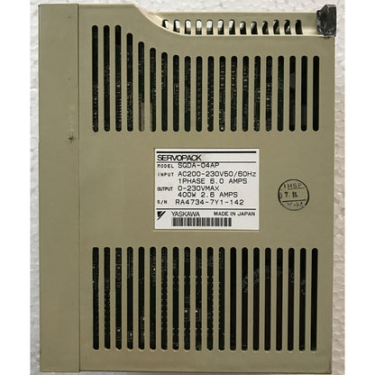YASKAWA SGDA04AP SERVO DRIVER - YASKAWA