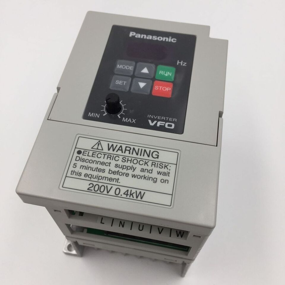 new Panasonic BFV00042GK 400W VFD Inverter 3ph 230V 2.4A Variable Frequency Driver - PANASONIC