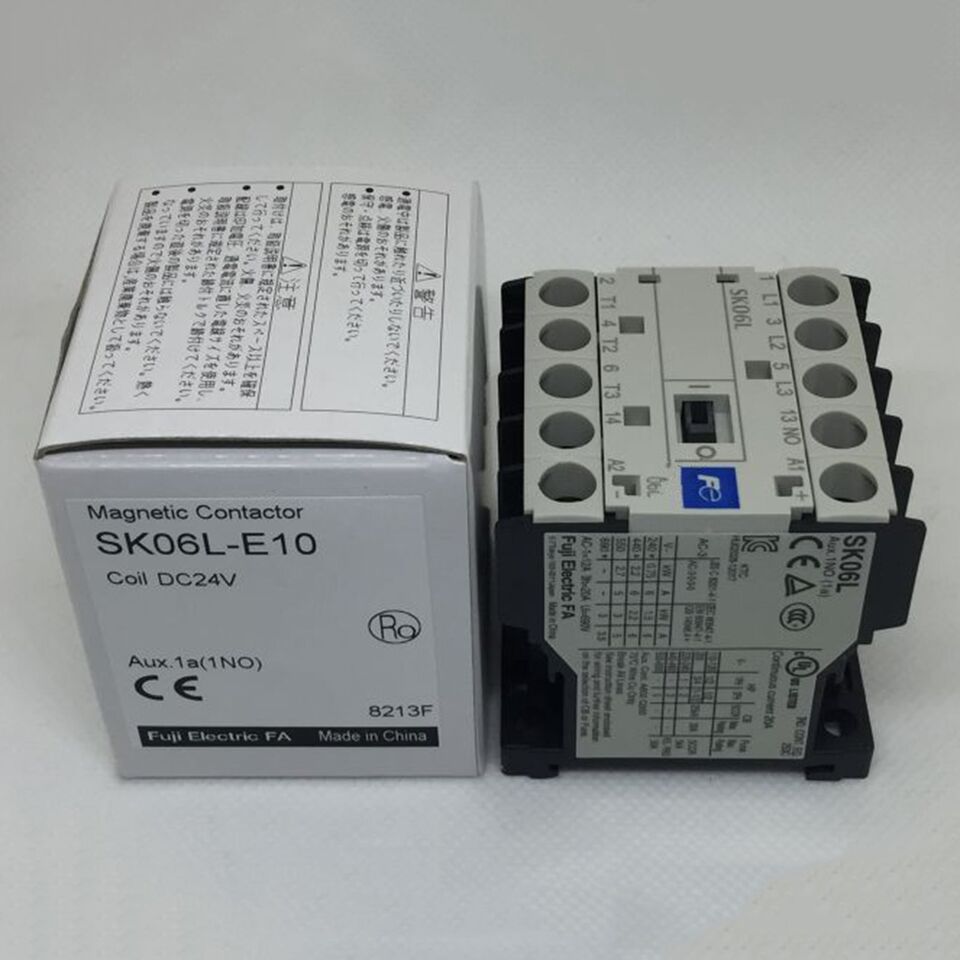 new Fuji SK06L-E10 DC24V Magnetic Contactor 1PC SK06LE10 - FUJI