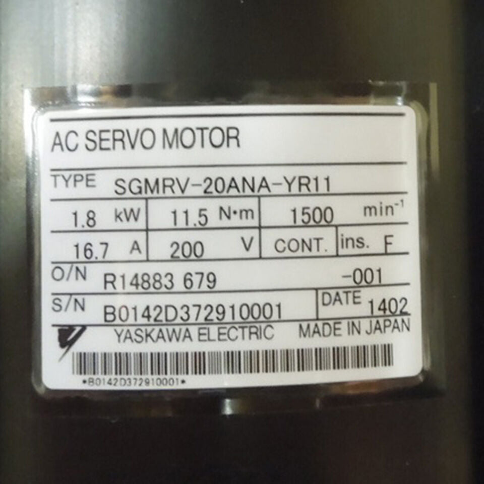 new YASKAWA SGMRV-20ANA-YR11 AC SERVO MOTOR SGMRV20ANAYR11 PING - YASKAWA
