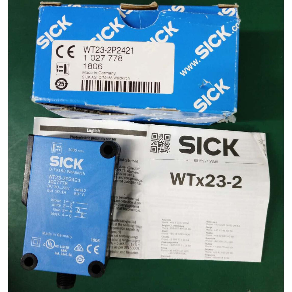 new 1PC SICK WT23-2P2421 WT232P2421 Photoelectric Sensor In Box - SICK