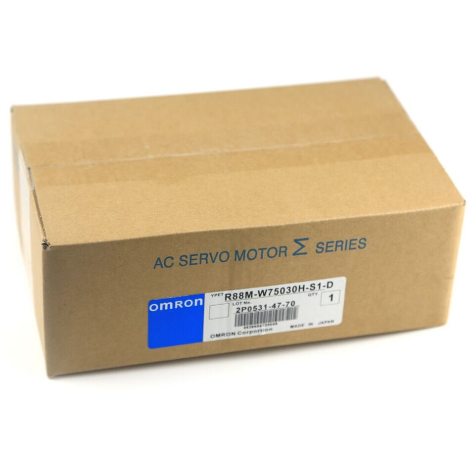 new One Omron R88M-W75030H-S1-D Servo Motor R88MW75030HS1D ping - OMRON