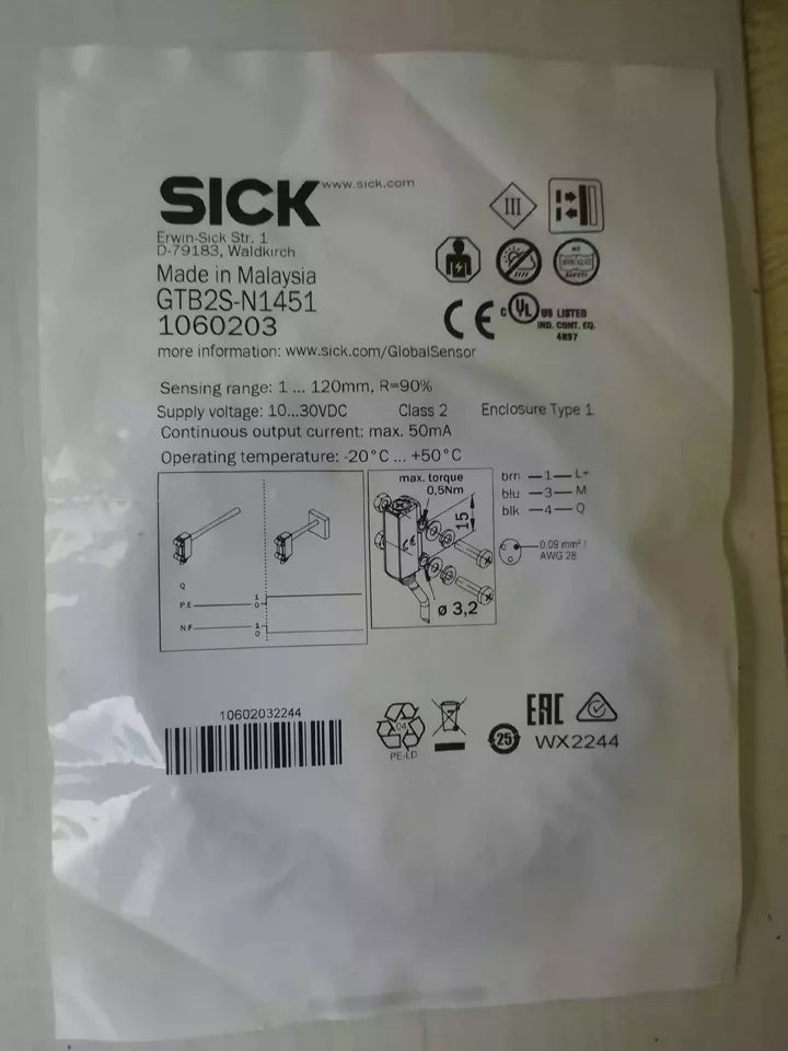 new 1PC Sick GTB2S-N1451 Photoelectric Sensor GTB2SN1451 - SICK
