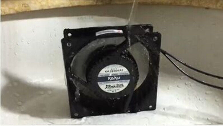 new 1PC metal axial flow waterproof cooling fan KA1238HA2 AC220V 120*120*38mm - PLASTICMATE