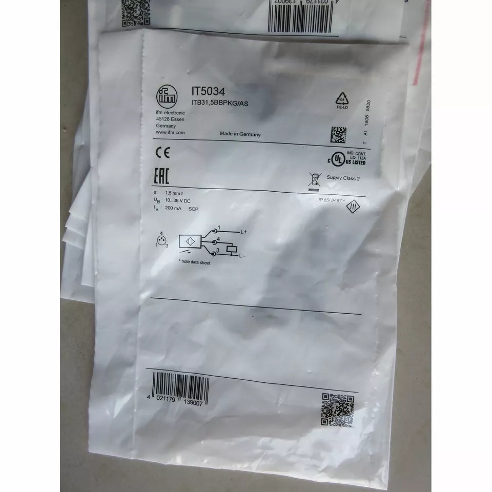 1-PC IFM IT5034 Proximity Switch Sensor - NULL