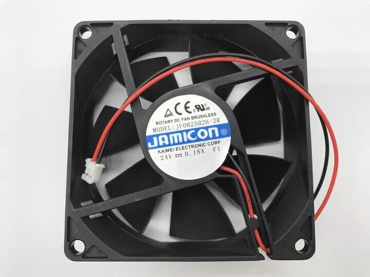 new 1 PCS fan 0.15A 8CM 8025 2wire JF0825B2H-2R 24V - KOEED