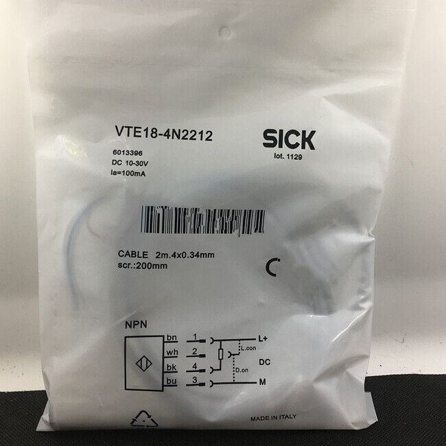 new SICK VTE18-4N2212 Photoelectric Switch One VTE184N2212 - SICK