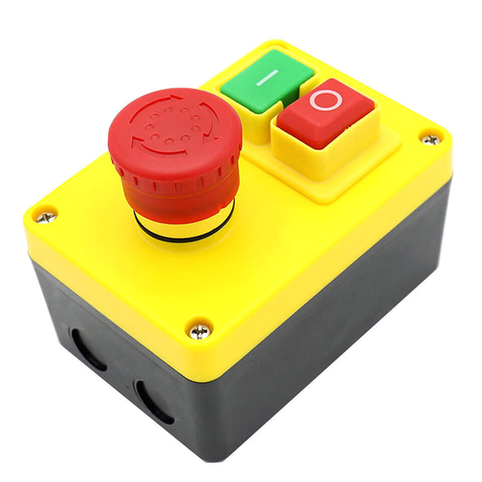 new For KEDU KJD17D-2 16A 220V Electromagnetic Emergency Safety Pushbutton Switches - KEDU