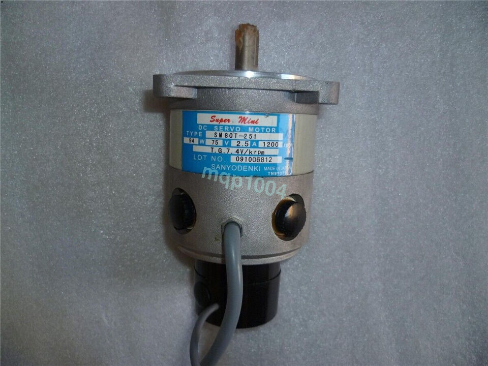 SANYO SM80T251 SERVO MOTOR 250 V AC 1500 RPM 100 A - SANYO
