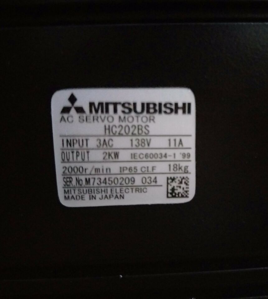 new 1PC Mitsubishi HC202BS AC Servo Motor HC202BS ping - MITSUBISHI