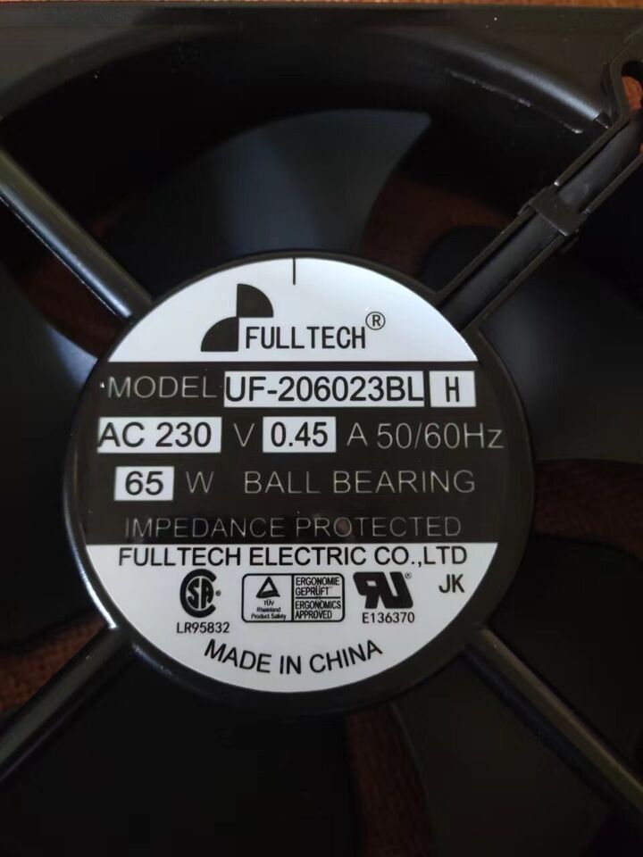 new 1 PCS 2 wire 20060 20cm Aluminum frame Fan UF-206023BL H AC 230V - HPE