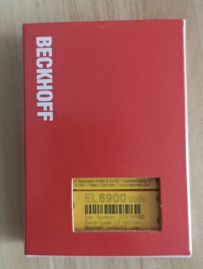 Beckhoff EL6900 PLC Controller In Box - BECKHOFF