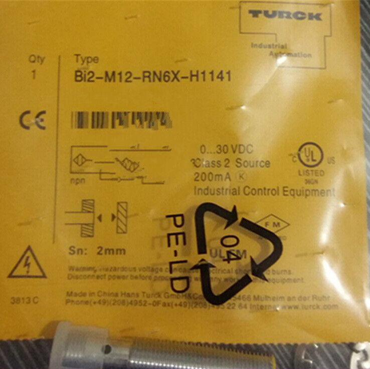 new 1PC  TURCK BI2-M12-RN6X-H1141 Proximity Sensor Expedited Shpping