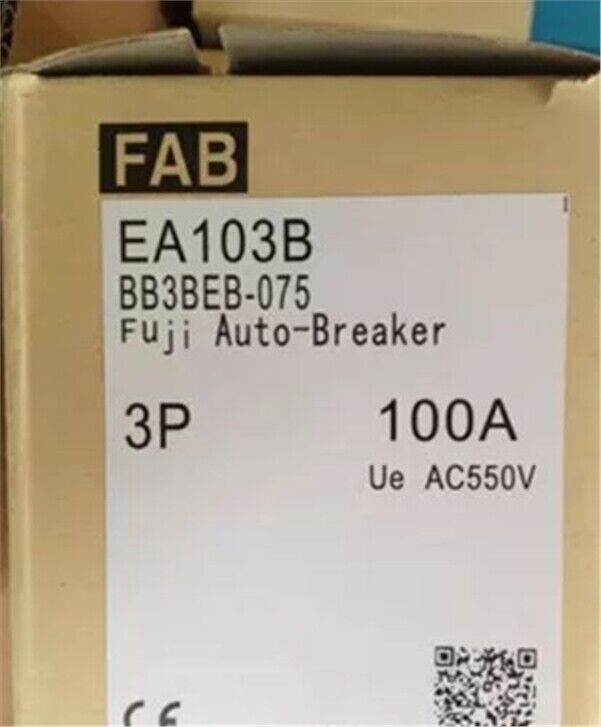 new Fuji EA103B 3P 100A Circuit Breaker 1PC - FUJI