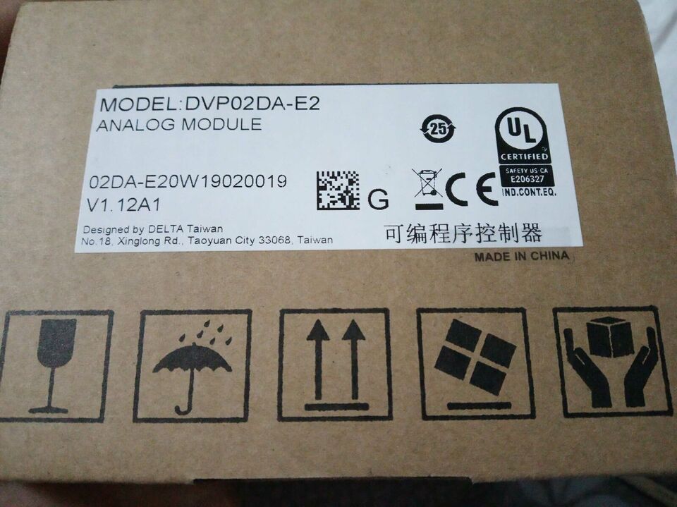 new Delta DVP02DA-E2 PLC Module One DVP02DAE2 - DELTA