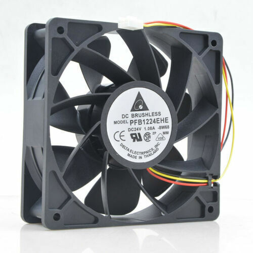 new 1PC 3-pin inverter detection Violent fan PFB1224EHE 24V 1.08A 5100RPM 12038 - INTELLIFORCE