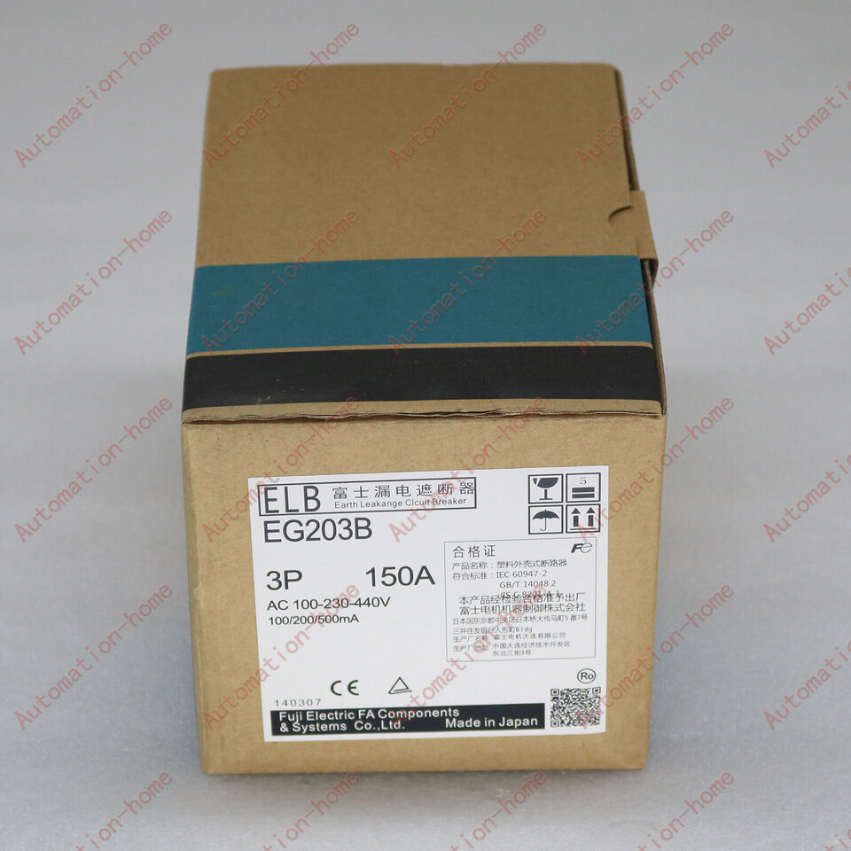 New Fuji EG203B 150A 3P Circuit Breaker - 208V/127V 150A 3P CB - FUJI