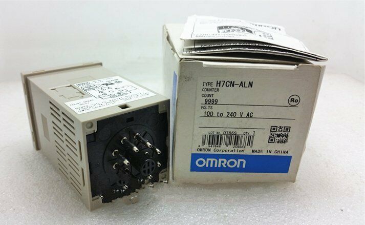 new One Omron H7CNALN Electronic Counter H7CN-ALN AC100-220V In Box - OMRON