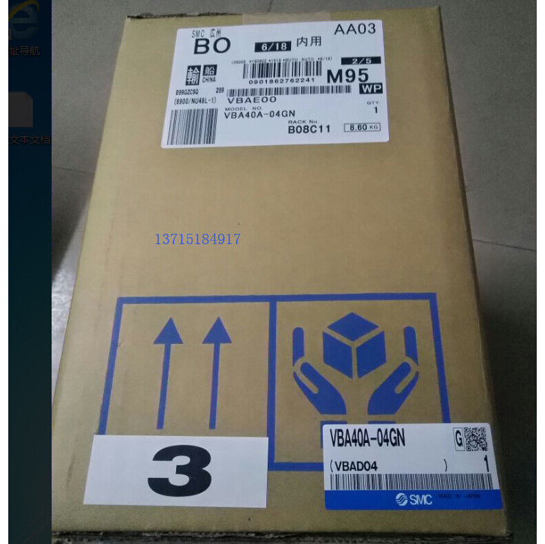 new 1PC SMC VBA40A-04GN Booster Valve VBA40A04GN ping - SMC