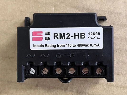 new 1PC Rated From 110 To 480V 0,75A rectifier RM2-HB Replaces Rossi RM2 - ROSSI