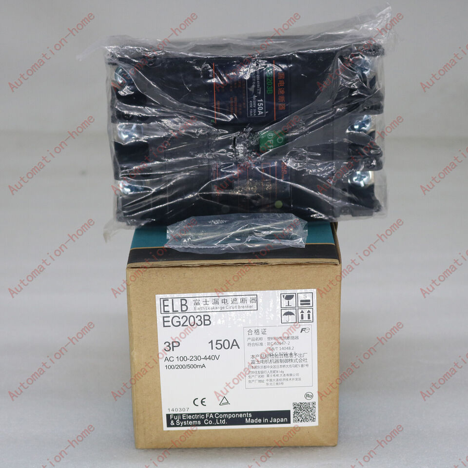 New Fuji EG203B 150A 3P Circuit Breaker - 208V/127V 150A 3P CB - FUJI