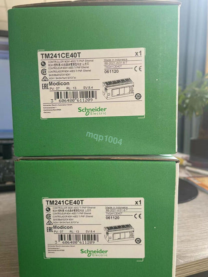 1PC Schneider TM241CE40T programmable controller TM241CE40T with ping functionality for industrial automation applications - SCHNEIDER