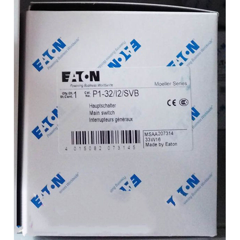 new Eaton P1-32/I2/SVB Disconect Switch Contact ping Eaton