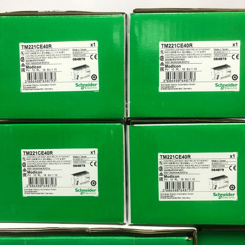 New 1PC Schneider TM221CE40R PLC Module Ping Test - SCHNEIDER