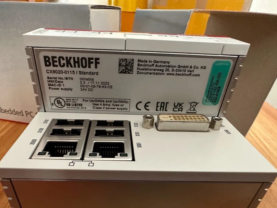 new 1PC Beckhoff CX9020-0115 PLC Module CX90200115 ping - BECKHOFF