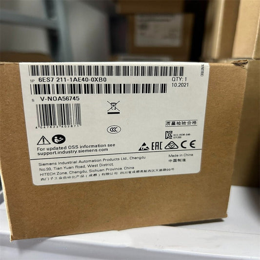 new 1PC  Siemens 6ES7 211-1AE40-0XB0 CPU 6ES7211-1AE40-0XB0 ping
