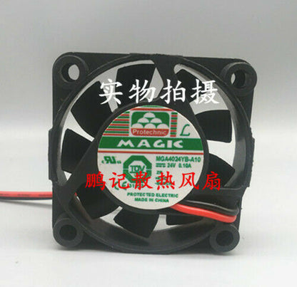 new MAGIC MGA4024YB-A10 24V 0.10A 40 * 40 * 10mm axial cooling fan
