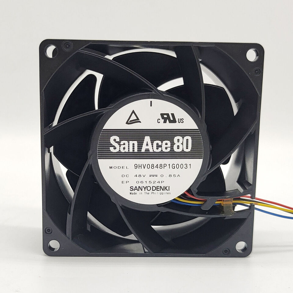 new 1PC For SANYO 9HV0848P1G0031 8cm 48V 0.85A 4-wire Cooling Fan - SANYO