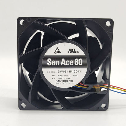 new 1PC For SANYO 9HV0848P1G0031 8cm 48V 0.85A 4-wire Cooling Fan - SANYO