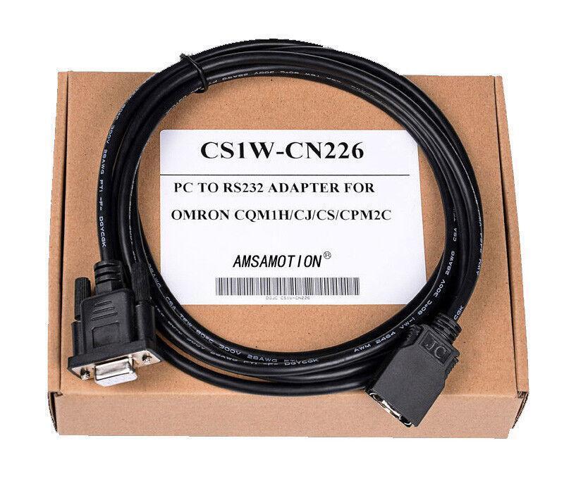 CS1W-CN226 Programming Cable for OMRON CJ/CS/CQM1H PLC - OMRON