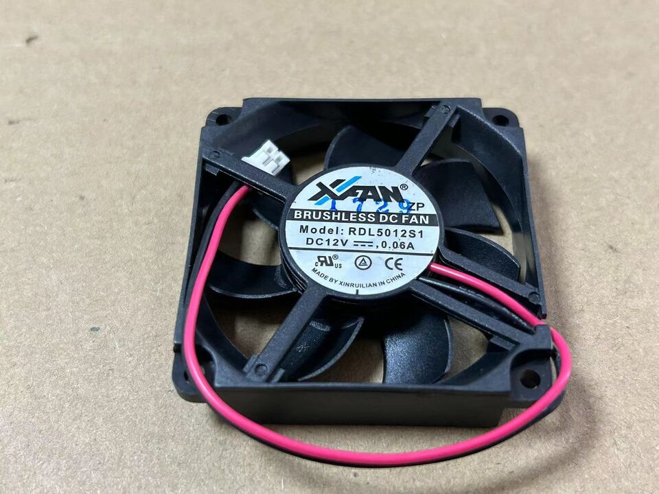 new 1PC 2-wire mute cooling fan RDL5012S1 12V 0.06A 5CM 5012 - KOEED