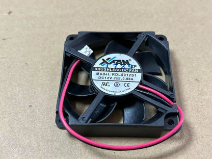new 1PC 2-wire mute cooling fan RDL5012S1 12V 0.06A 5CM 5012 - KOEED