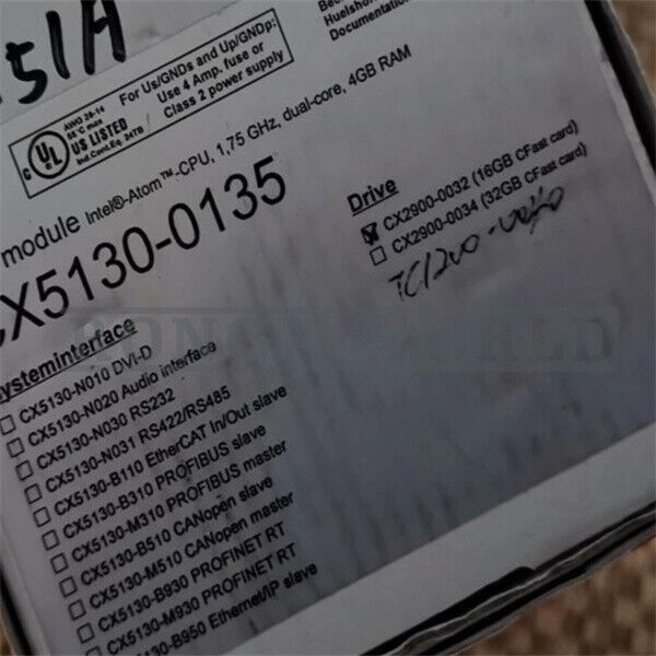 new ONE Beckhoff CX5130-0135 Controller - BECKHOFF