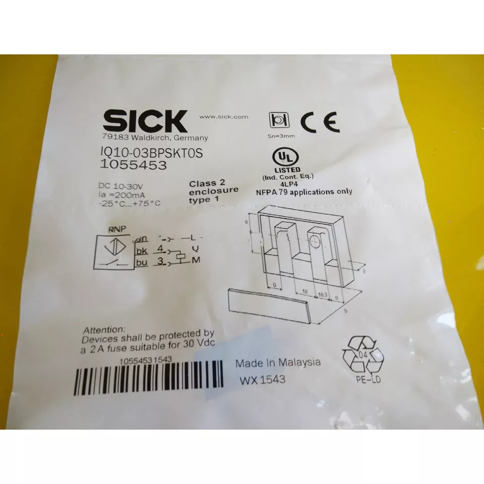 new 1PC Sick IQ10-03BPSKT0S Photoelectric Sensor IQ1003BPSKT0S - SICK